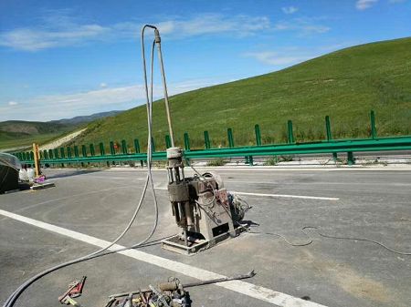 酒泉公路地基基础注浆加固